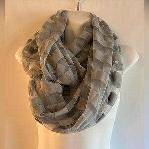 STEVE MADDEN SHEER STRIPED OVERSIZED INFINITY SCARF O/S